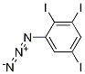 2,3,5-triiodo phenylazide Struktur