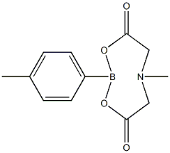 6-Methyl-2-(4-methylphenyl)-1,3,6,2-dioxazaborocane-4,8-dione Struktur