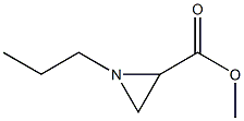 2-Aziridinecarboxylicacid,1-propyl-,methylester,(-)-(9CI) Struktur