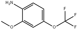 2-METHOXY-4-(TRIFLUOROMETHOXY)ANILINE Struktur