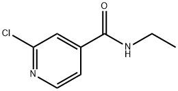 2-Chloro-N-ethyl-isonicotinamide Struktur