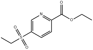 Ethyl 5-(Ethylsulfonyl)pyridine-2-carboxylate Struktur