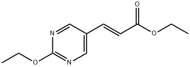 (E)-ethyl 3-(2-ethoxypyriMidin-5-yl)acrylate Struktur