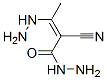 2-Butenoic  acid,  2-cyano-3-hydrazino-,  hydrazide  (9CI) Struktur