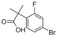 2-(4-BroMo-2-fluorophenyl)-2-Methylpropanoic acid Struktur