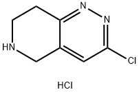 3-クロロ-5,6,7,8-テトラヒドロピリド[4,3-C]ピリダジン塩酸塩 化學(xué)構(gòu)造式