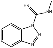 N-Methyl-1H-benzo[d][1,2,3]triazol-1-carboxiMidaMide Struktur