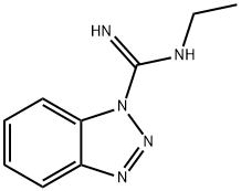 N-ethyl-1H-benzo[d][1,2,3]triazol-1-carboxiMidaMide Struktur