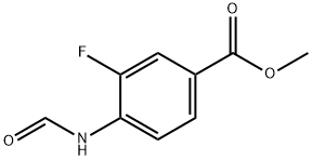 Methyl 3-fluoro-4-forMaMidobenzoate Struktur