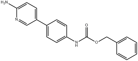 2-AMino-5-(4-Cbz-AMinophenyl)pyridine Struktur