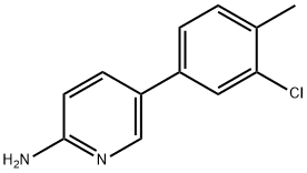 2-AMino-5-(3-chloro-4-Methylphenyl)pyridine Struktur