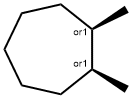 cis-1,2-Dimethylcycloheptane Struktur