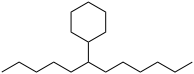 (1-Pentylheptyl)cyclohexane Struktur