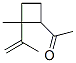 Ethanone, 1-[2-methyl-2-(1-methylethenyl)cyclobutyl]- (9CI) Struktur