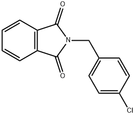 2-(4-chloro-benzyl)-1H-isoindole-1,3(2H)-dione Struktur