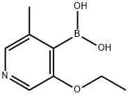 3-Ethoxy-5-Methylpyridine-4-boronic acid Struktur