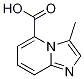 IMidazo[1,2-a]pyridine-5-carboxylic acid, 3-Methyl- Struktur