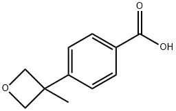 4-(3-Methyloxetan-3-yl)benzoic acid Struktur