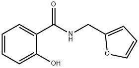 N-(furan-2-ylmethyl)-2-hydroxybenzamide Struktur