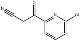 3-(6-Chloropyridin-2-yl)-3-oxopropionitrile Struktur