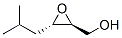 Oxiranemethanol,  3-(2-methylpropyl)-,  (2S-trans)-  (9CI) Struktur