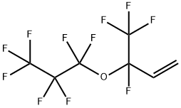 3,4,4,4-TETRAFLUORO-3-(HEPTAFLUORO-1-PROPOXY)1-BUTENE Struktur