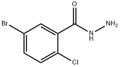 5-BROMO-2-CHLOROBENZHYDRAZIDE Struktur