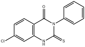 7-CHLORO-3-PHENYL-2-THIOXO-2,3-DIHYDRO-4(1H)-QUINAZOLINONE Struktur