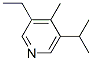 Pyridine, 3-ethyl-4-methyl-5-(1-methylethyl)- (9CI) Struktur
