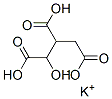 Potassium isocitrate, monobasic Struktur