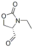 4-Oxazolidinecarboxaldehyde, 3-ethyl-2-oxo-, (S)- (9CI) Struktur