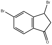 3,5-dibroMo-2,3-dihydro-1H-inden-1-one Struktur