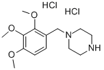 Trimetazidine dihydrochloride Structure