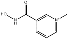 Pyridinium,  3-[(hydroxyamino)carbonyl]-1-methyl- Struktur