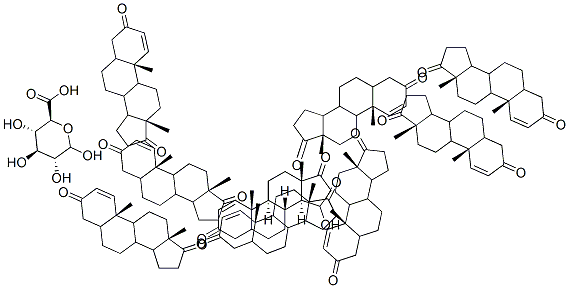 15-hydroxynorandrostene-3,17-dione glucuronide Struktur