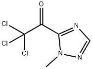 2,2,2-TRICHLORO-1-(1-METHYL-1H-1,2,4-TRIAZOL-5-YL)ETHANONE Struktur