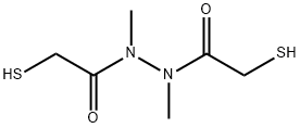 2-Mercapto-N'-(2-Mercaptoacetyl)-N,N'-diMethylacetohydrazide Struktur