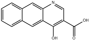 Benzo[g]quinoline-3-carboxylic acid, 4-hydroxy- (9CI) Struktur