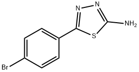 2-AMINO-5-(4-BROMOPHENYL)-1,3,4-THIADIAZOLE Struktur