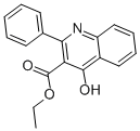 ETHYL 4-HYDROXY-2-PHENYLQUINOLINE-3-CARBOXYLATE Struktur