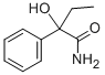 2-hydroxy-2-phenylbutyramide Struktur