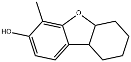 3-Dibenzofuranol, 5a,6,7,8,9,9a-hexahydro-4-Methyl- Struktur