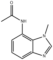 Acetamide, N-(1-methyl-7-benzimidazolyl)- (8CI) Struktur