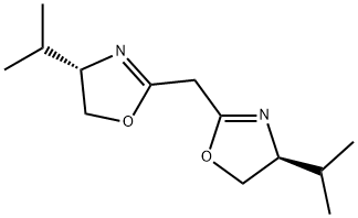 Bis[(4S)-(1-methylethyl)oxazolin-2-yl]methane Struktur