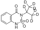 3-Isopropyl-d7-1H-2,1,3-benzothiadiazin-4(3H)-one  2,2-dioxide Struktur