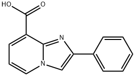 2-PHENYL-IMIDAZO[1,2-A]PYRIDINE-8-CARBOXYLIC ACID Struktur