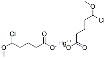 CHLOROMETHOXYPROPYLMERCURICACETATE Struktur