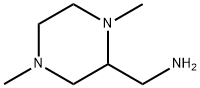 (1,4-Dimethylpiperazin-2-yl)methylamine, 97% Struktur