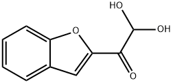 2-BENZOFURANYLGLYOXAL HYDRATE Struktur