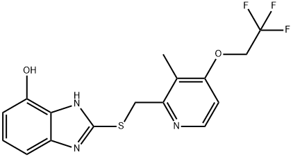 4-Hydroxy Lansoprazole Sulfide Struktur